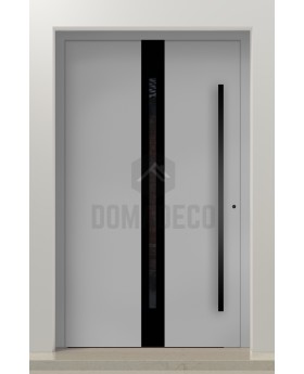 LIM C21 - Aluminium-Haustür mit Glas