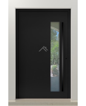 PIVOT C8 – Pivot-Designer-Tür aus Aluminium mit Glas