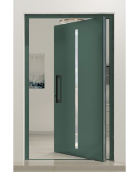 PIVOT Flet B – moderne Drehtür mit langem Glas