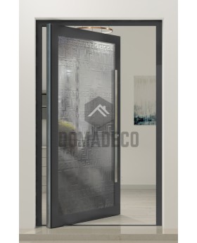 PIVOT FS3 - Aluminium-Drehtür mit Fusingglas