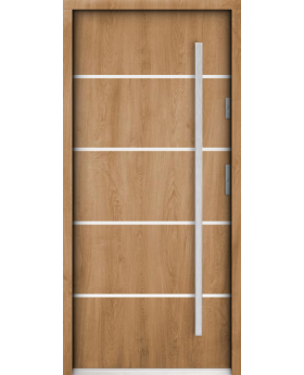 Sta Hunt – minimalistische Stahl-Haustür für moderne Häuser