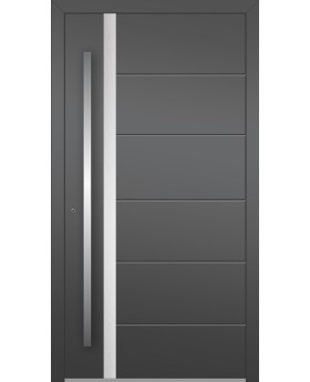 LIM 41 - sturmsichere Aluminium-Haustür mit Band