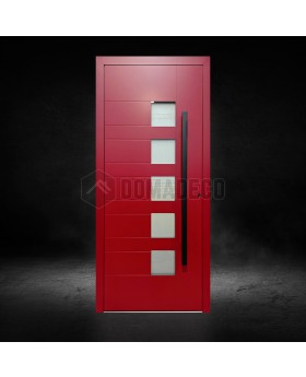 rot moderne Aluminiumtür für moderne Villen