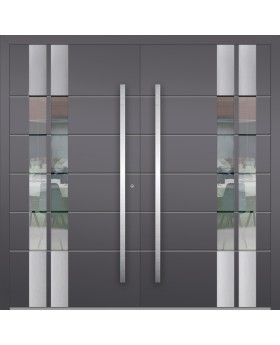 LIM C3 double - Vordereingang Aluminium-Doppeltür