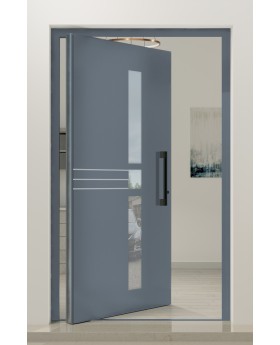 PIVOT Chip-B - moderne Aluminium-Drehtür