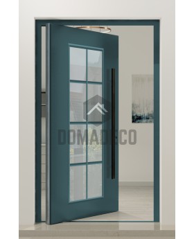 PIVOT CL06 - klassisch gestaltete traditionelle Aluminium-Drehtür mit Glas