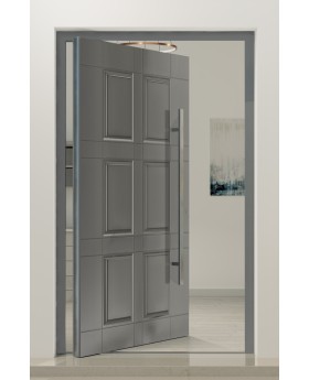 PIVOT CL01 – Aluminium-Drehtür im traditionellen Stil