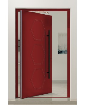 PIVOT V16 – Luxuriöse Aluminium-Drehtür