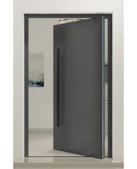 PIVOT Basic – glatte Aluminium-Drehtür