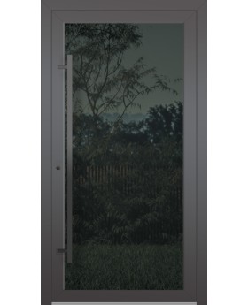 LIM VL19 – Lackierte Glastür aus Lacobel-Aluminium