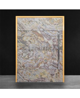 Aluminium-Türzapfen mit Sandstein