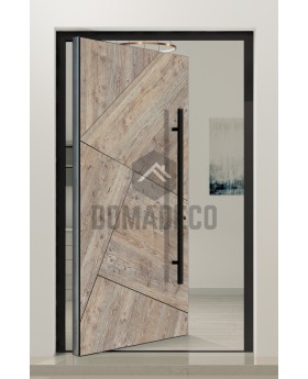 PIVOT WOODLINE 3 – Drehtür mit Holzoptik, Fir Platinum